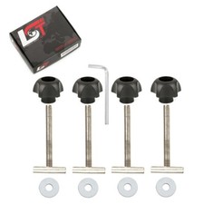 Mounting screws locking rail