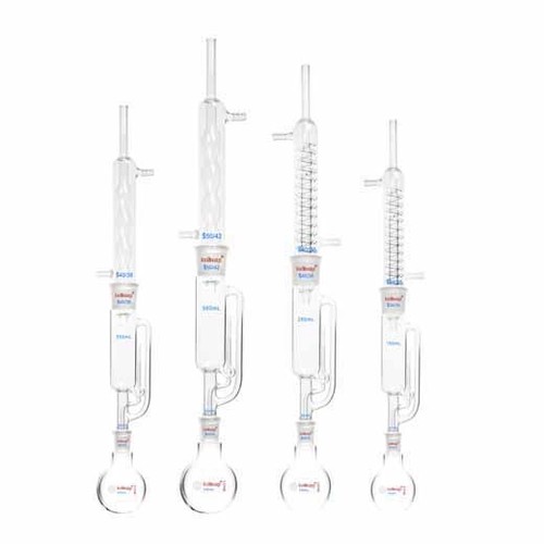 Glassware chemistry soxhlet - glassware,