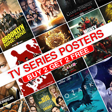 TV Series Netflix Prime Posters Movie Print Wall Art Classic Vintage Retro