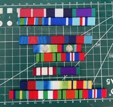 MEDAL RIBBON BAR - Fancy Dress - James Bond & Uncle Albert, Blackadder, Top Gun