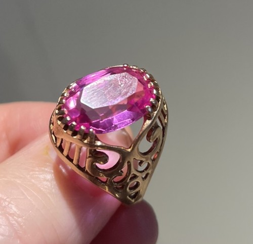 Vintage ussr 583 14k - vintage, ring