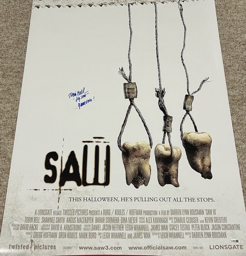 Tobin bell jigsaw autographed - tobin,