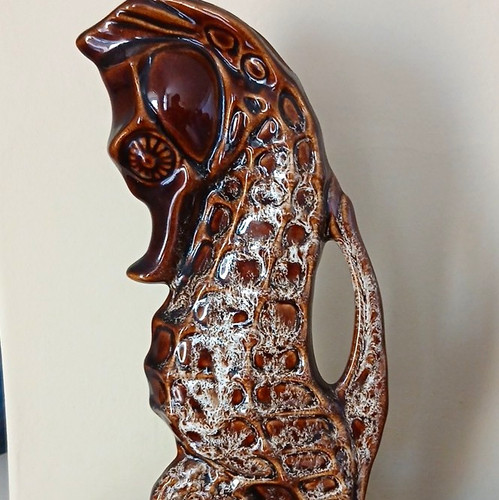 Fosters glossy brown - glossy, ceramic
