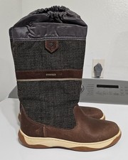 Dubarry of Ireland Sailing Boots Gore-tex Waterproof Brown Leather US 7