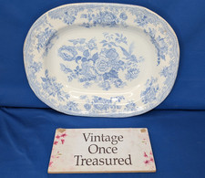 ASIATIC PHEASANTS Serving Dish / Platter (32cm) * Antique Victorian VGC