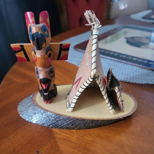 Vintage wooden canoe teepee - canoe,