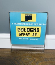 FABERGÉ Cologne Spray - Vintage Advertising Display Sign