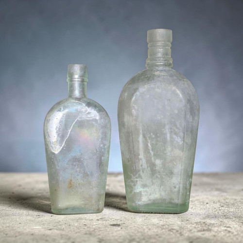 Antique liquor flask - antique,