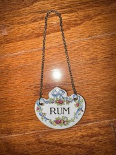 RUM COALPORT DECANTER LABELS