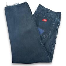 Vintage Dickies Carpenter Jeans Cargo Work Pants, Black, W36 L32 (R+TJ1198)