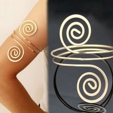 Upper Arm Cuff Golden Silver