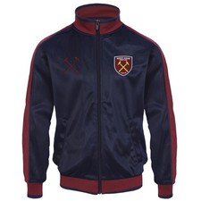 West Ham United FC Mens Jacket Track Top Retro OFFICIAL Football Gift