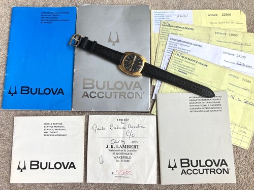 1972 bulova accutron - accutron, 2182f