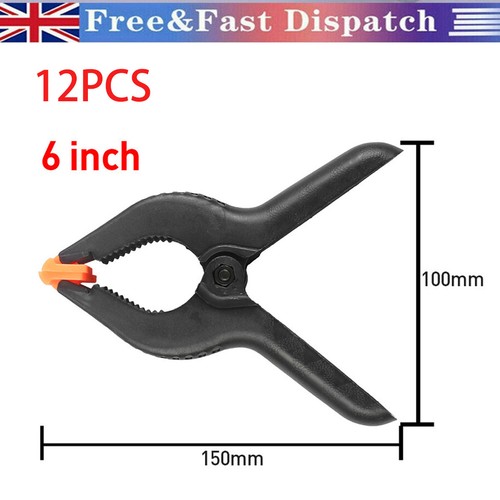12x large spring clamps - 12x,