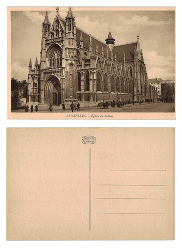 Postcard bruxelles église - -,