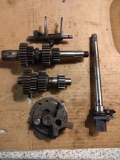   BSA BANTAM 4 SPEED GEAR CLUSTER WITH SHAFT SELECTOR & FORKS SUIT PRE 65 TRIALS