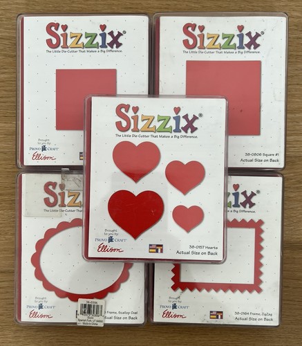 Red sizzix dies different - -,