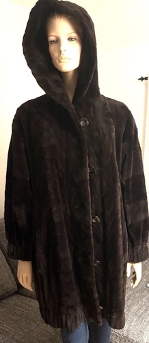 Real fur coat parka sheared - fur,