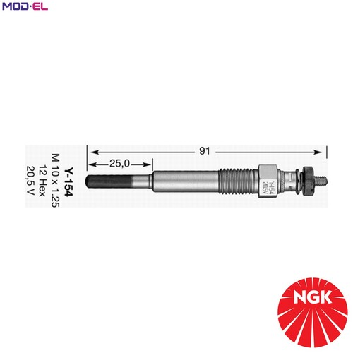 Glow plug 4520 for ford - glow,