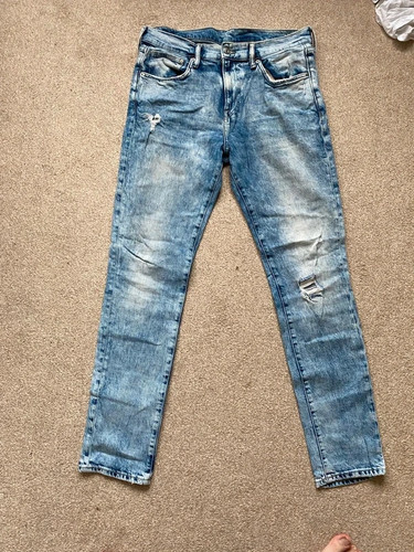 Blue ripped skinny denim - ripped, skinny&denim