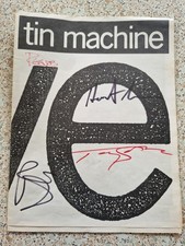 SIGNED DAVID BOWIE Tin Machine