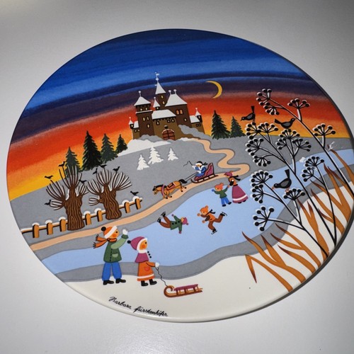 Poole pottery transfer plate - poole,