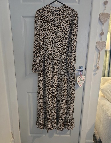 Animal print asos long - animal, dress