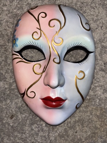 Vintage porcelain masquerade - porcelain,