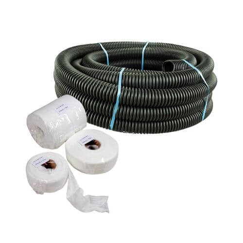 Perforated land drain - land, and