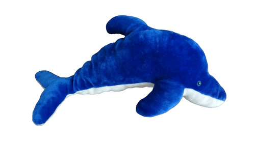 Vtg large blue - blue, plush