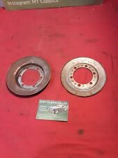 Triumph Tr4 4a Engine Pulley Front And Rear Dished And Flat Original 