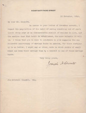 Joseph H Choate TLS autograph