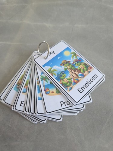 Emotions flash cards autism - emotions,