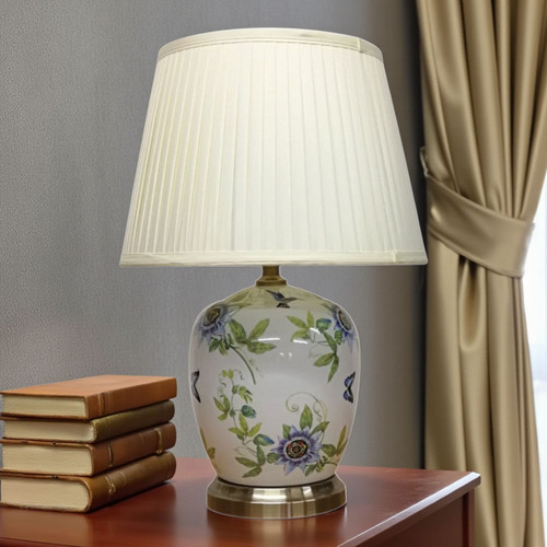 Chinese table lamp white - -,