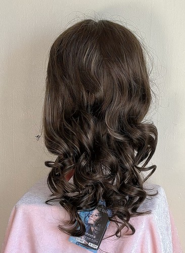 Synthetic wig ombre brown long - ombre,