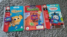leap frog leap pad learning system, cartridges and book bundle/joblot