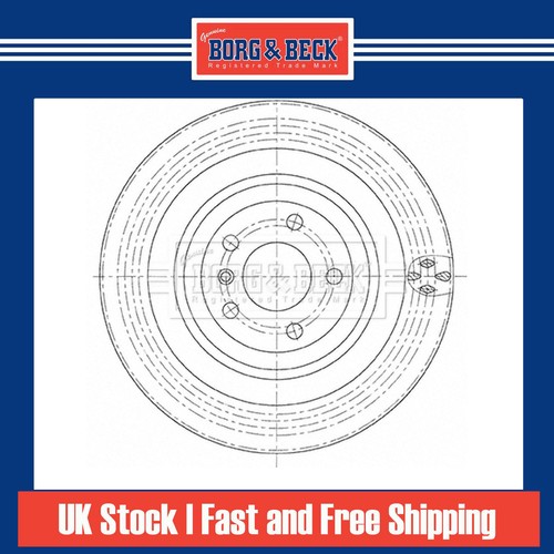 Brake discs vented - 2x, for