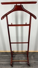 Clothes Valet Stand Vintage French Gentlemen’s Suit Hanger Brass Bar LOT 4288