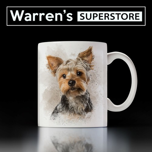 Yorkshire terrier watercolour - yorkshire,