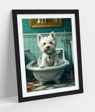 WEST HIGHLAND TERRIER DOG IN