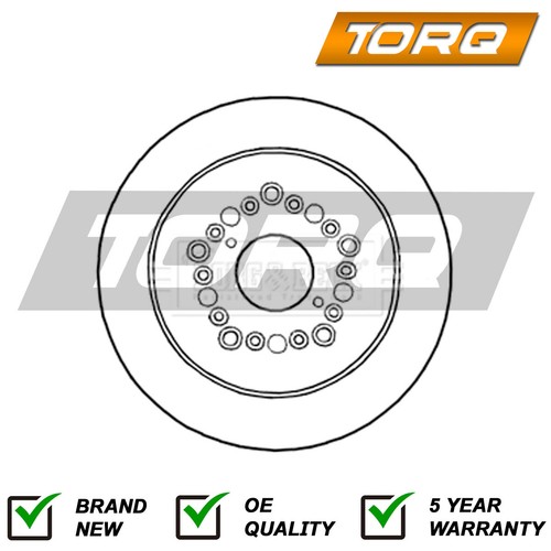 Brake disc rear torq fits - disc,