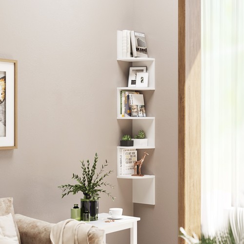 Vasagle lbc20bk corner shelf - vasagle,
