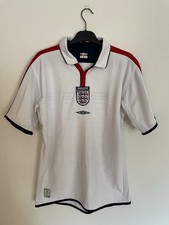 *England Reversible Football Shirt Home Kit 2004 Size Medium