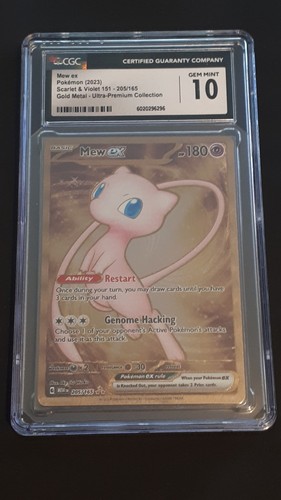 Pokemon mew 205 165 - ex, gold
