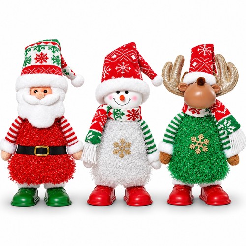 Musical santa snowman - santa, reindeer