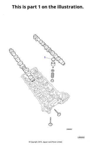 Jaguar tappet adjustment shim - jaguar,