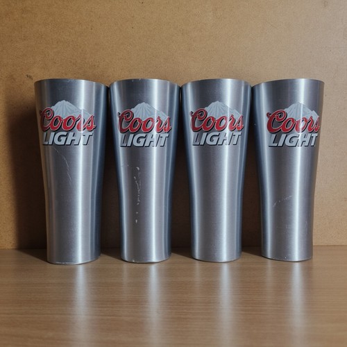 Coors light aluminium cup - coors,