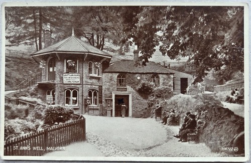 Malvern ann well postcard - malvern,