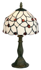 Tiffany Table Light Floor Brass Louis Amber Flower Antique Oaks Lighting OT 60