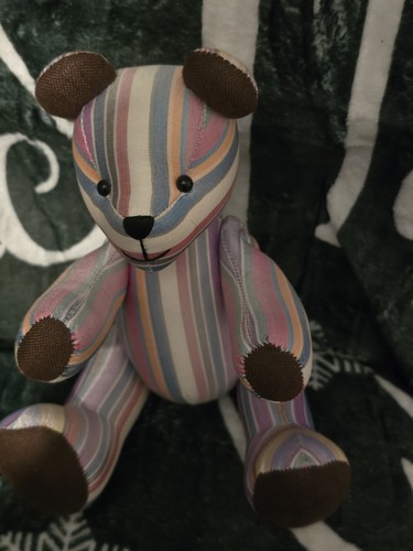 Handmade memory bear jointed - handmade,